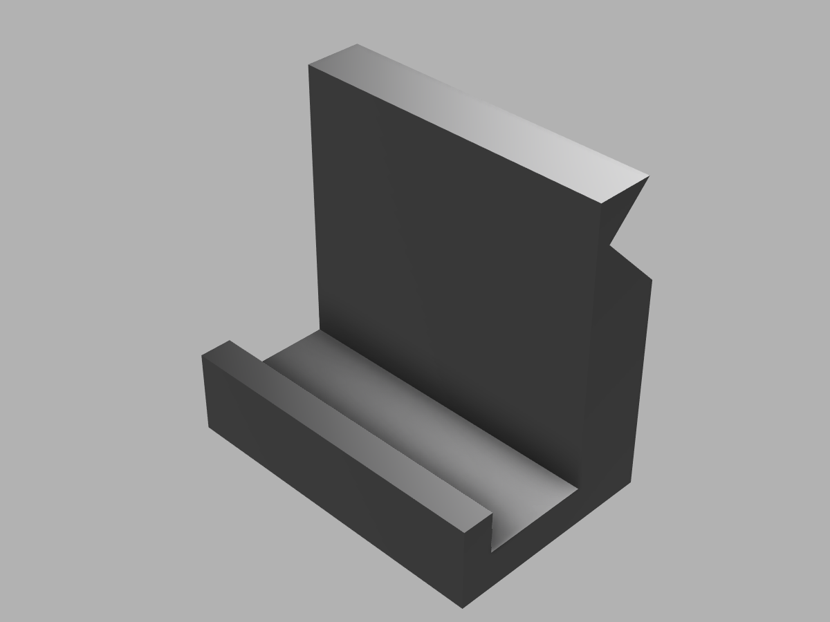 French-Cleat Hook catalog render