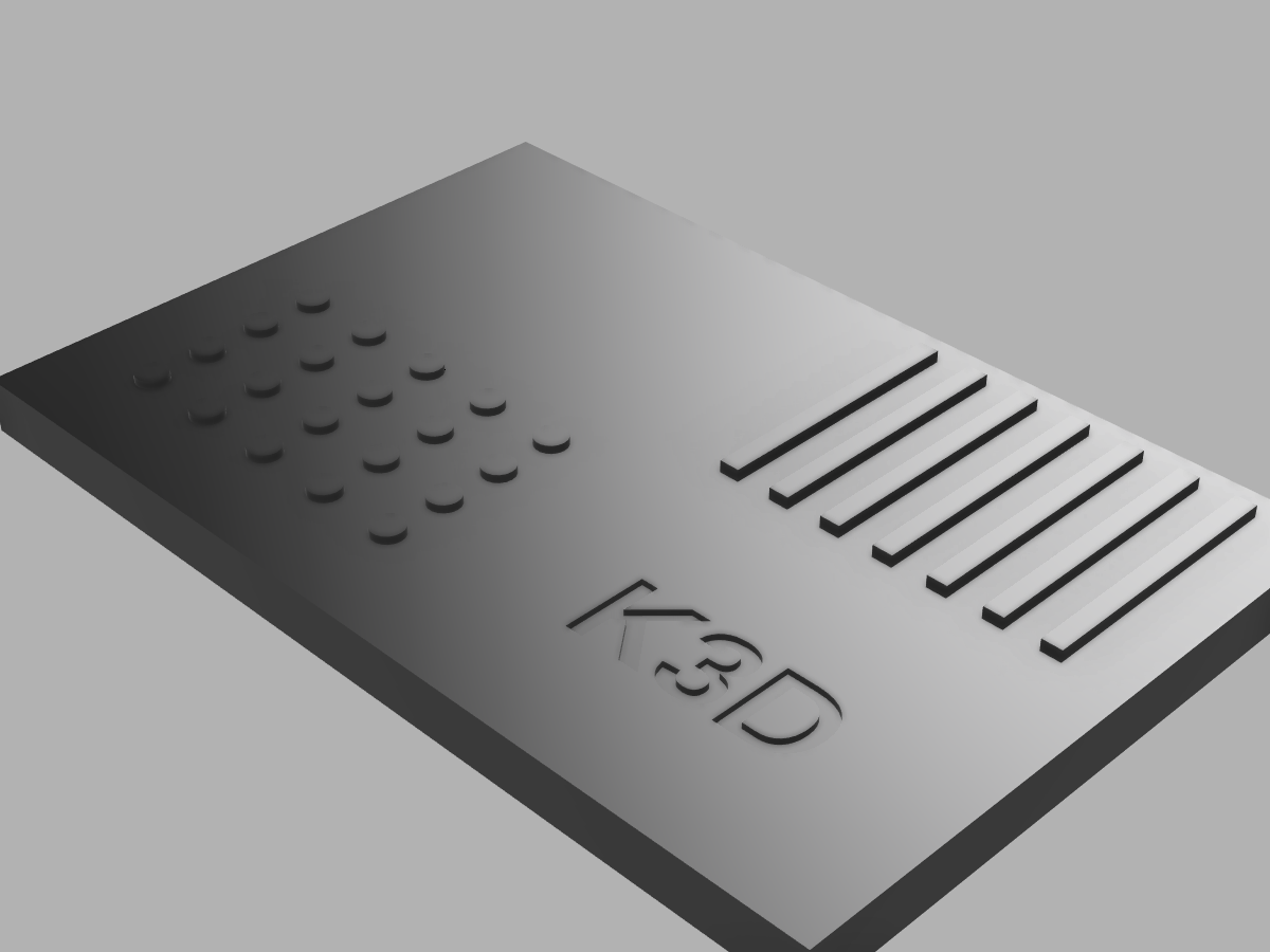 Surface-Finish Tile catalog render