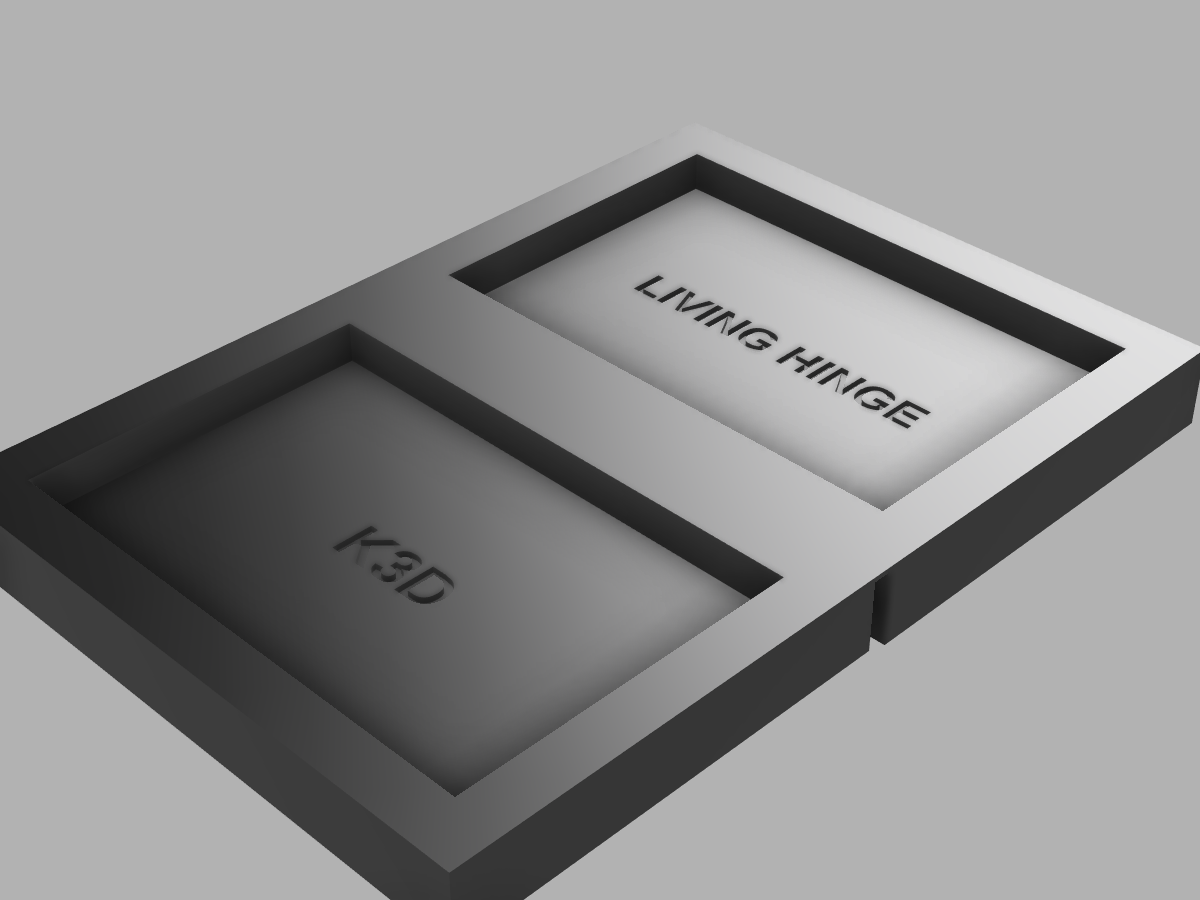 Living-Hinge Case catalog render