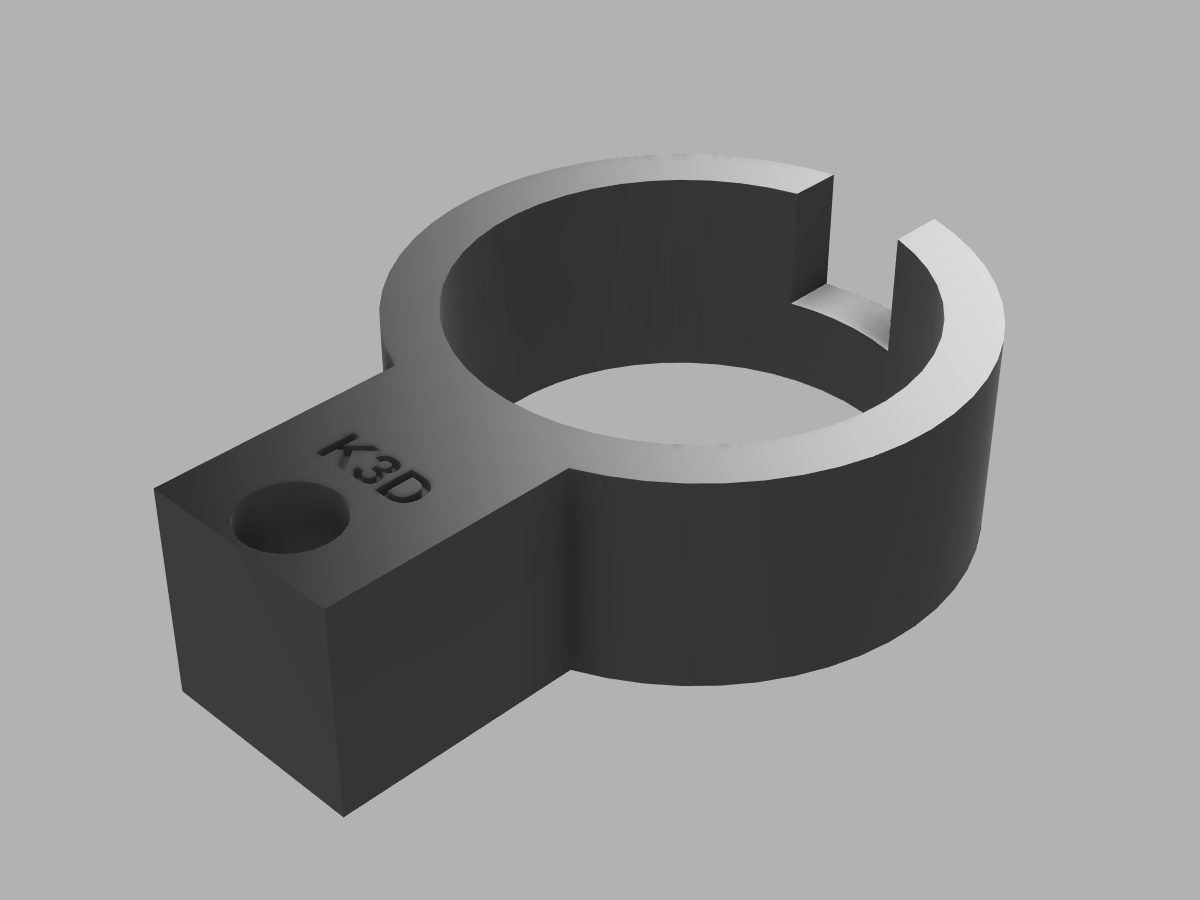 Cushioned Loop Clip catalog render