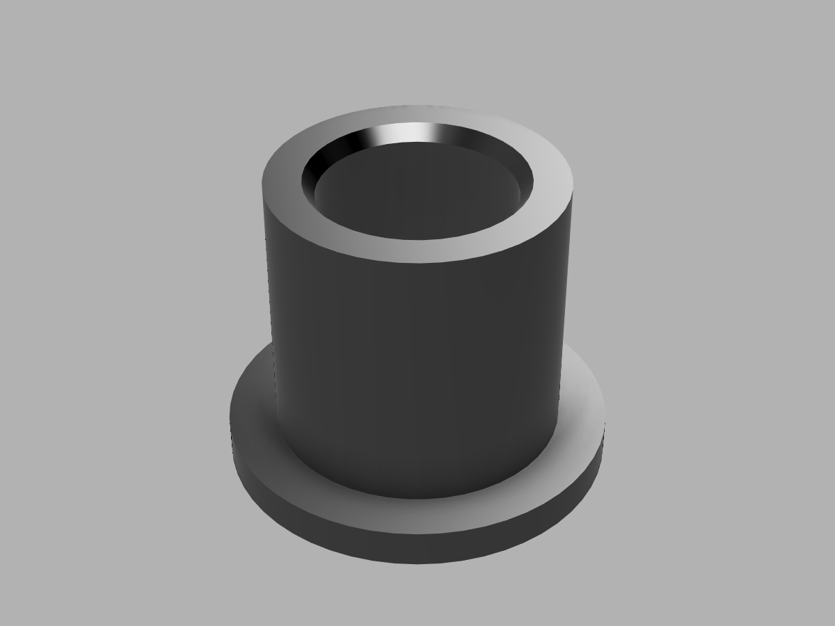 Flanged Sleeve Bushing catalog render