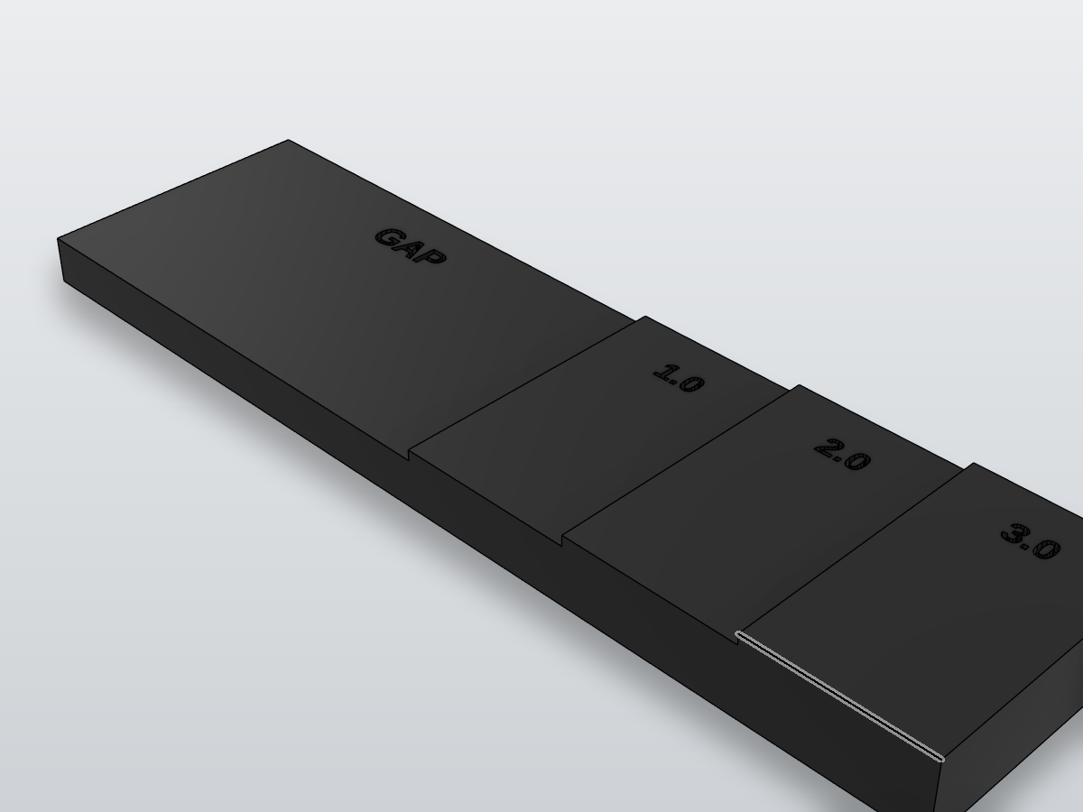 Gauge S (3-step gap) catalog render