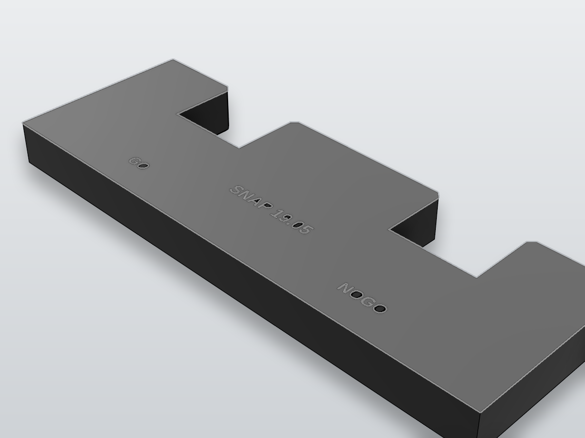 Gauge L (0.750in snap) catalog render