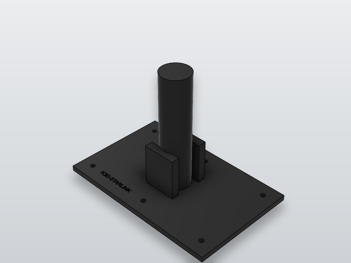 Starlink Pivot Roof Mount catalog render
