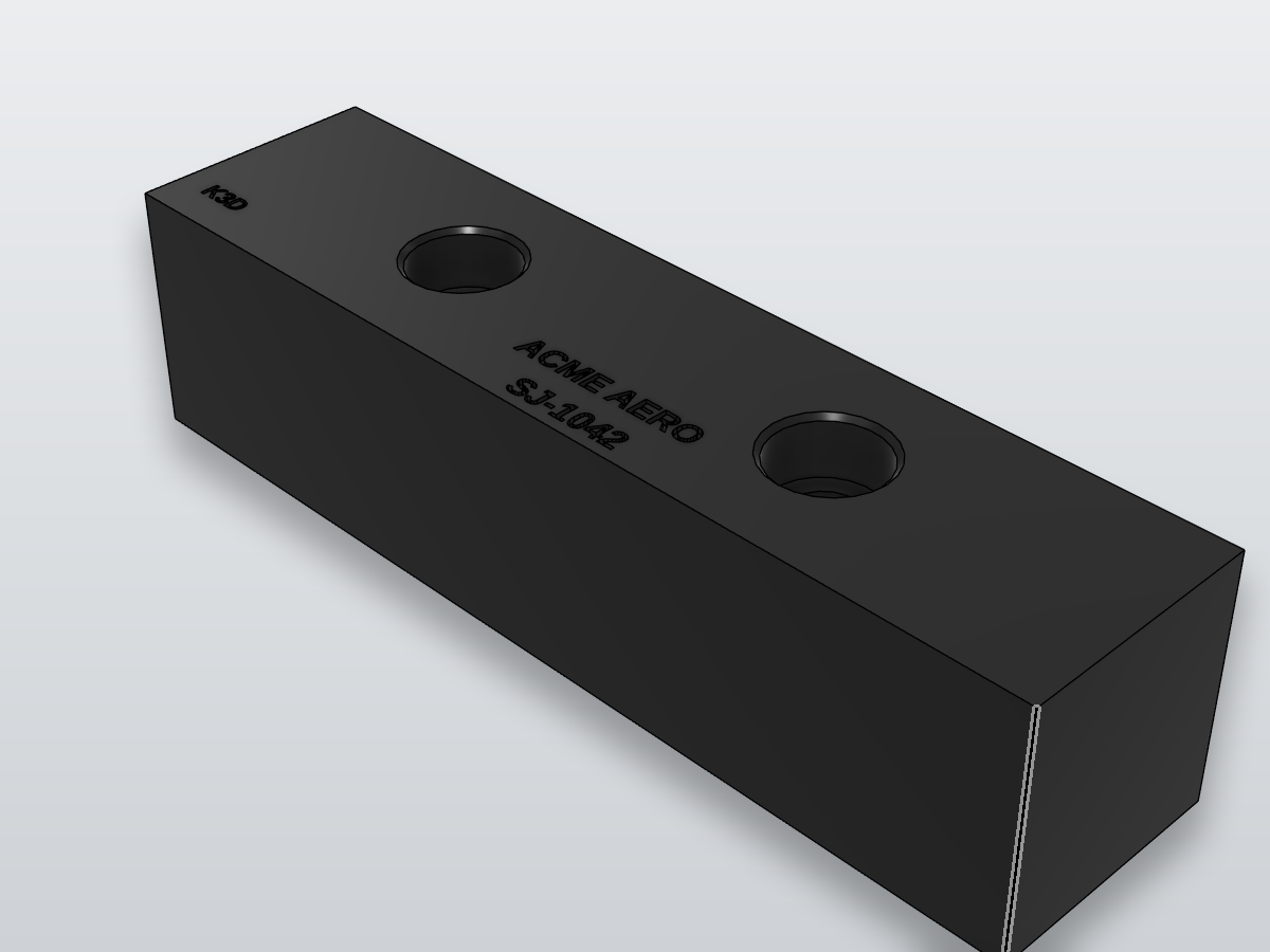 Soft Jaw, Kurt 6in, flat face catalog render