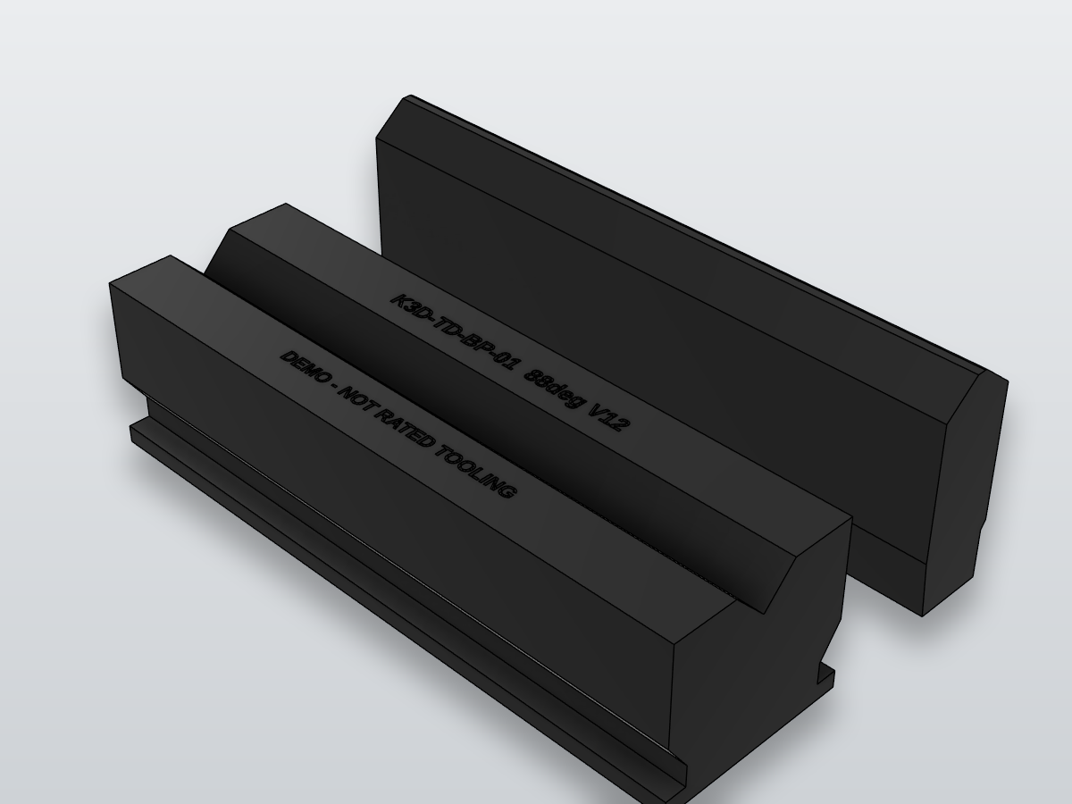 Brake Press Tooling catalog render